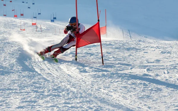 Concursos de esquí de montaña Imágenes de stock libres de derechos