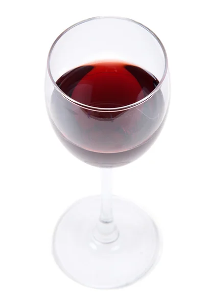 Vinho tinto de copo de vinho alto — Fotografia de Stock