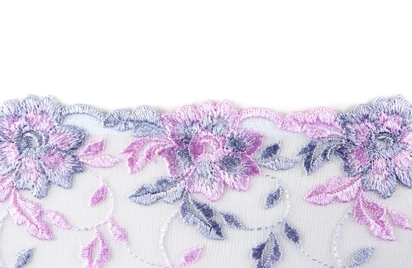 장미 패턴 블루 레이스 — 스톡 사진