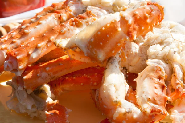 Boiled paws of the crab — Stock Photo, Image
