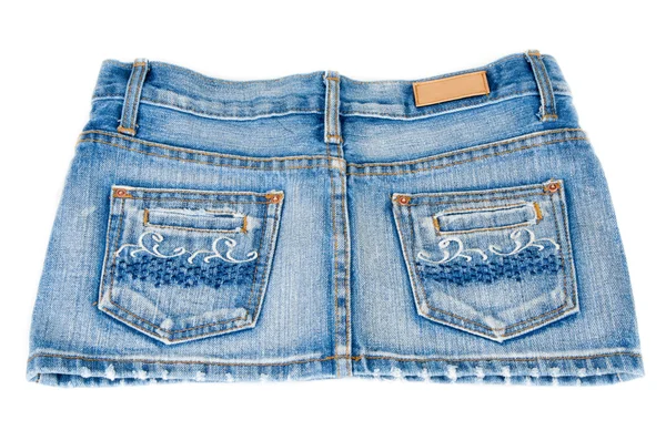 Jeans mini kjol — Stockfoto