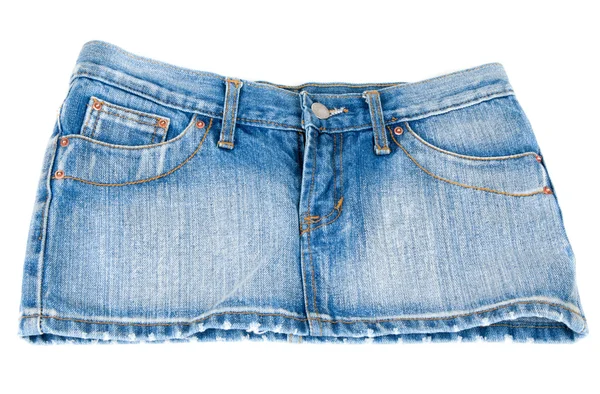 Jeans mini-saia — Fotografia de Stock