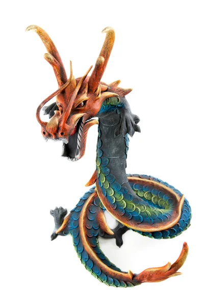 Wooden dragon — Stock Photo, Image