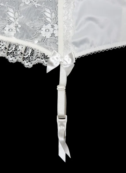 White lace on white background — Stock Photo, Image