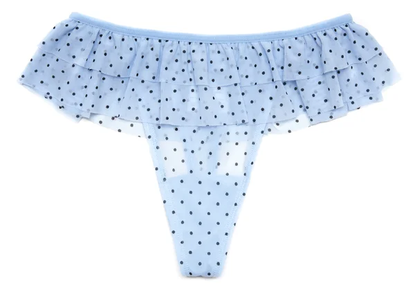 Blue feminine panties — Stock Photo, Image