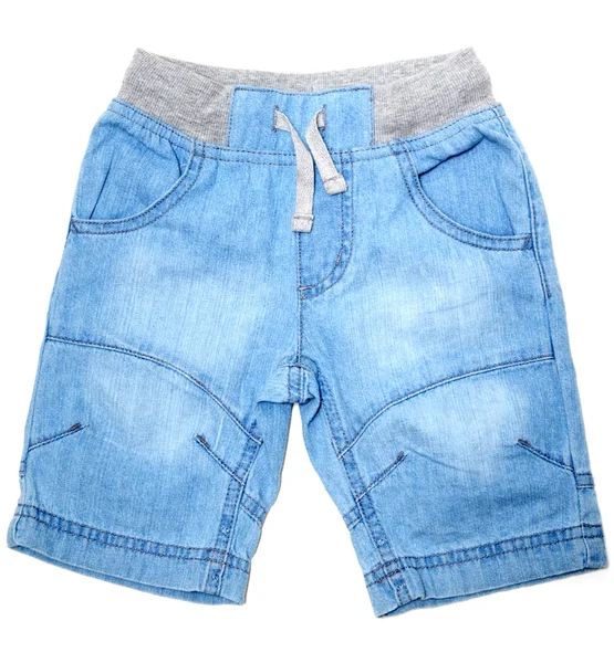 Сині джинси шорти — стокове фото