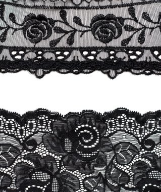 Collage lace with pattern in the manner of flower clipart