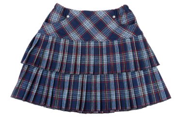 Plaid feminine skirt clipart