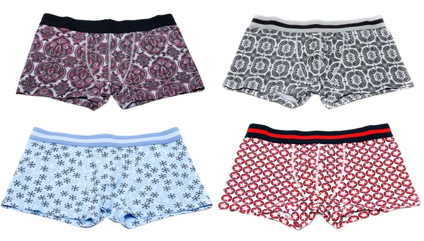 Four male panties collage — Stock Photo, Image
