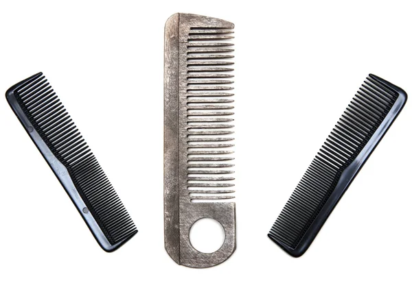 Three plastic combs — Stock Photo, Image