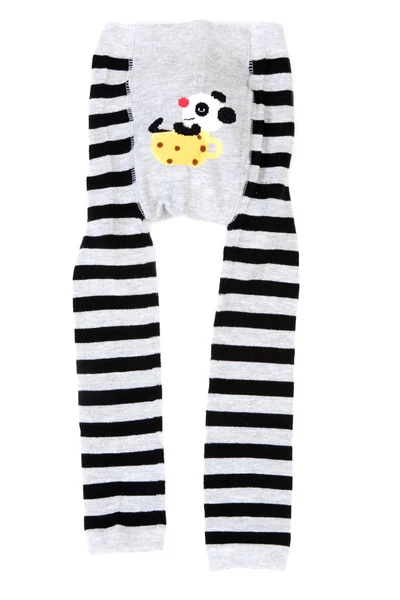 Desenli bebek çizgili külotlu çorap — Stok fotoğraf