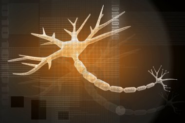 NEURON ON orange clipart