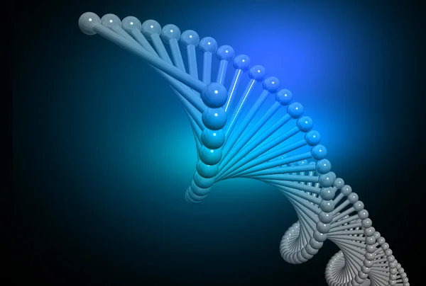 ADN azul — Foto de Stock
