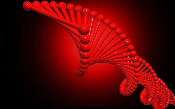 Красная ДНК — стоковое фото