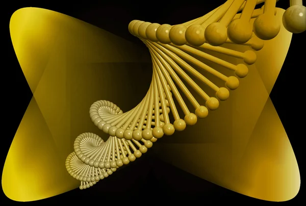 DNA geel — Stockfoto