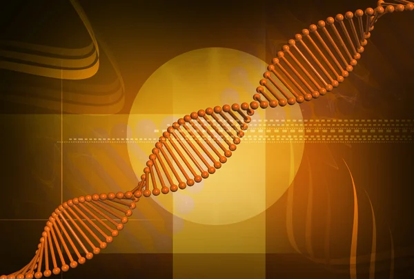 DNA orange — Stock Photo, Image