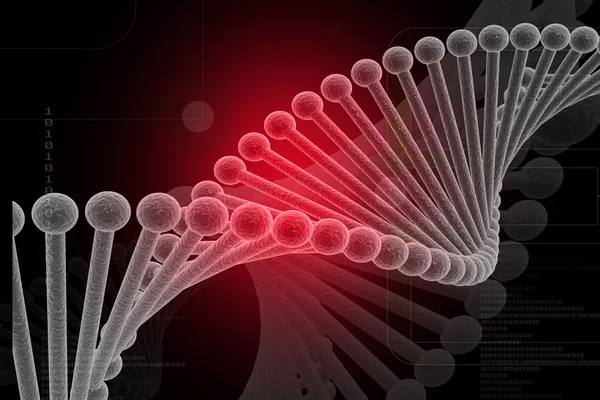 ADN rojo — Foto de Stock