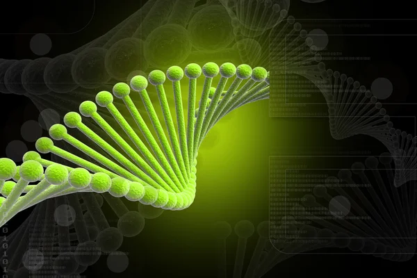 DNA grön — Stockfoto