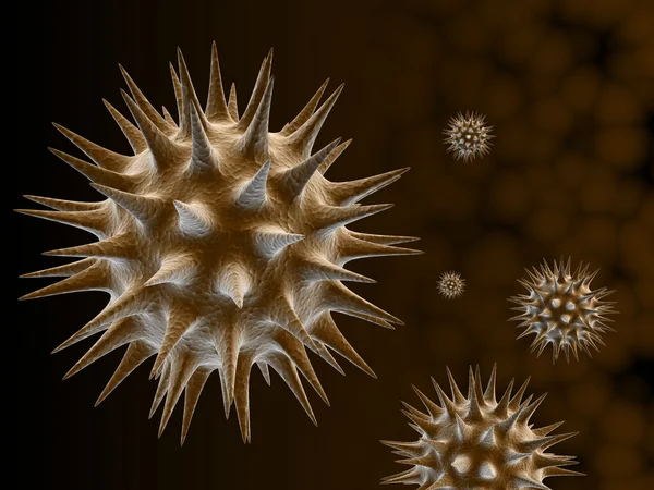 Вирусные клетки — стоковое фото