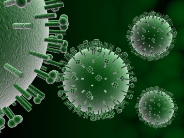 Influenza virus clipart