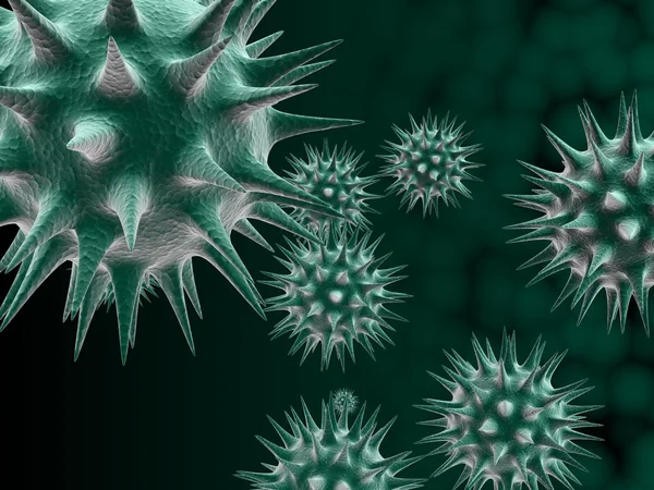 Virus buňky — Stock fotografie