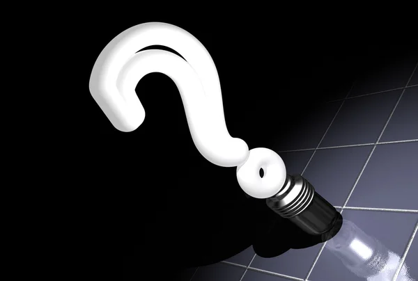 3d Latest fluorescent bulb — Stock Photo, Image