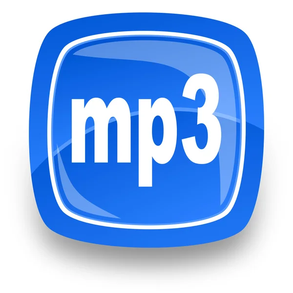 Ikona internet plik MP3 — Zdjęcie stockowe