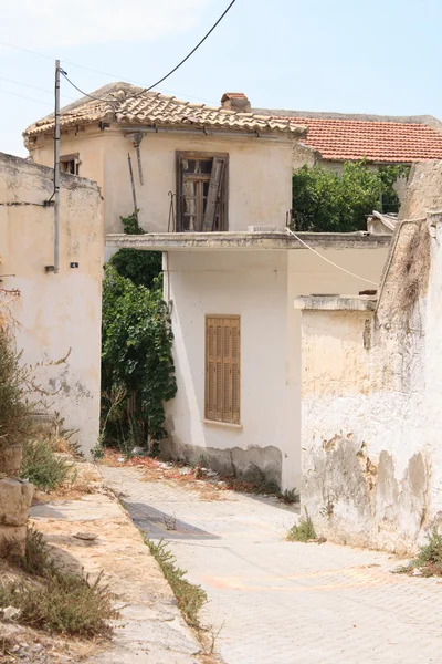 クレタ島で廃墟となった村 — ストック写真