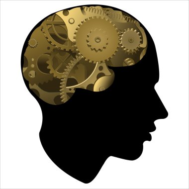 Gear of the human mind clipart