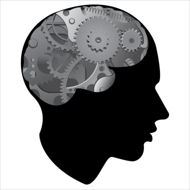 Gear of the human mind clipart