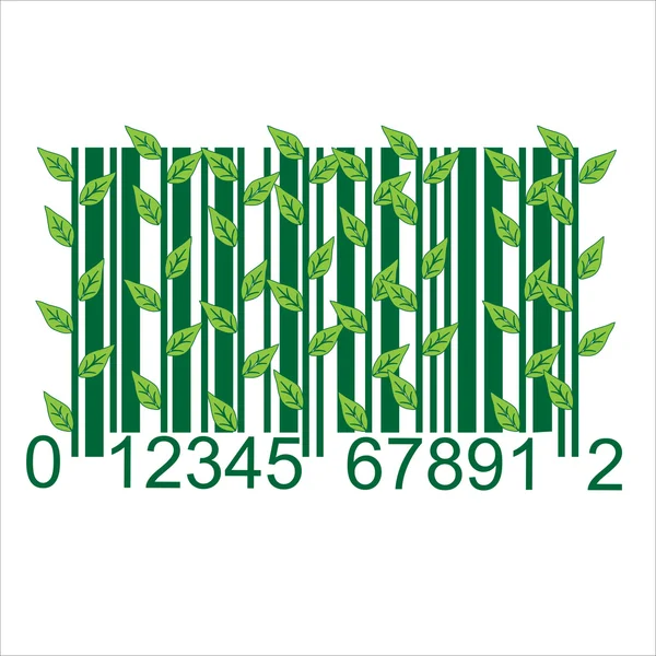 Ecologie-barcode — Stockvector