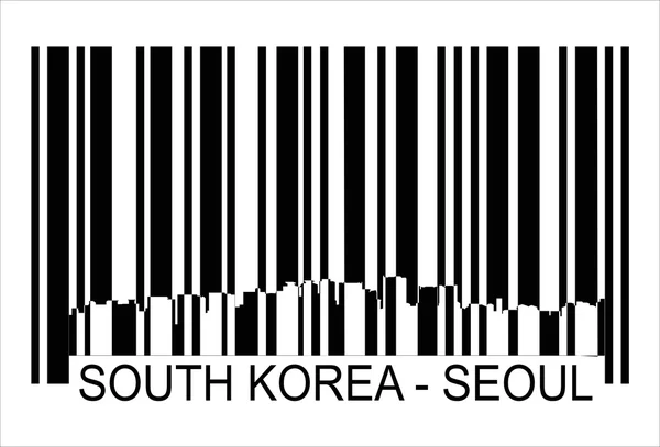 South korea seoul — Stock Vector