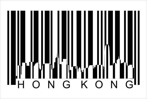 Hong kong barcode — Stock Vector