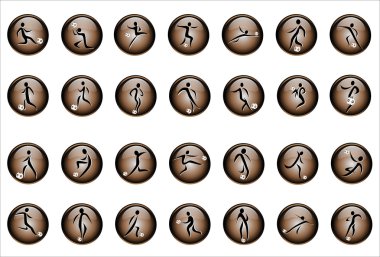 Symbol football icon clipart