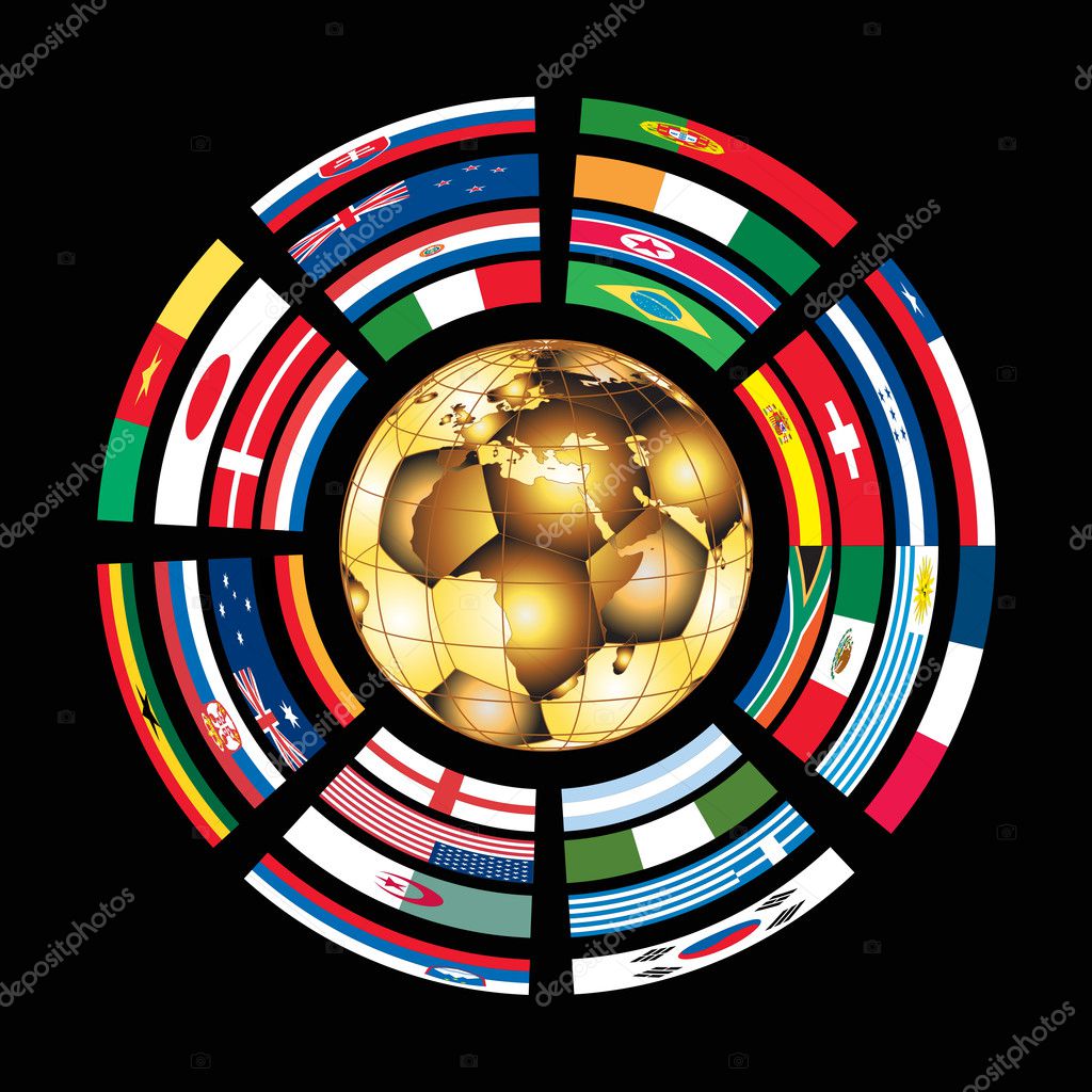 Gold Football World Cup Ball Vector Stock Vector By ©ngaga35 3245731