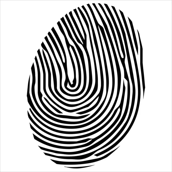 Finger print — Stock Vector