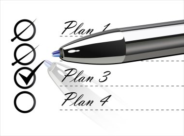 Plan vector clipart