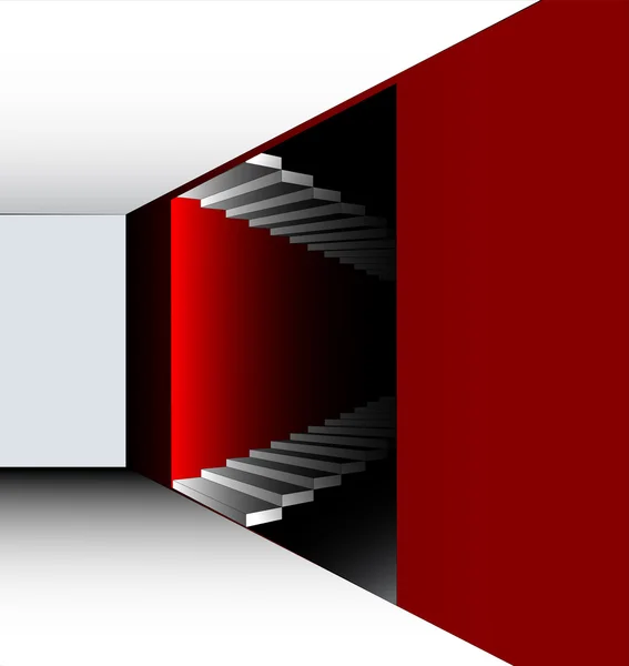 Chambre vide, vecteur — Image vectorielle