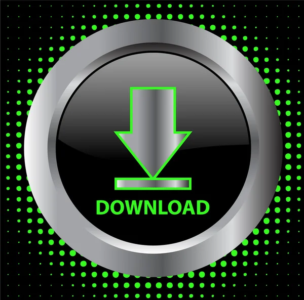 Download knop — Stockvector