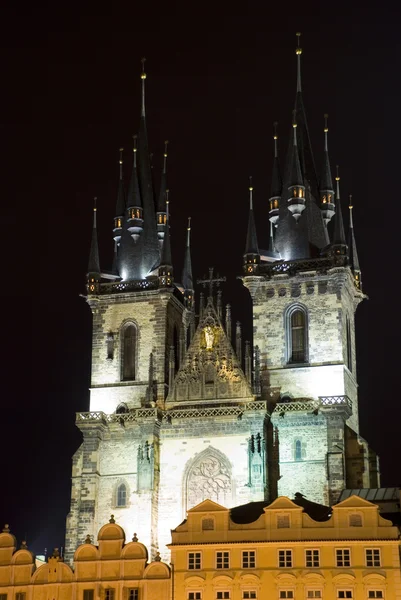 Tyn Katedrali Prag, Çek Cumhuriyeti — Stok fotoğraf