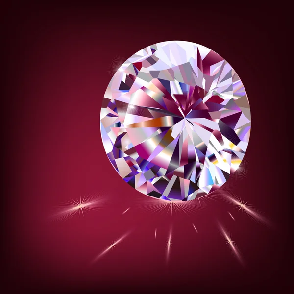 Diamante vectorial — Vector de stock
