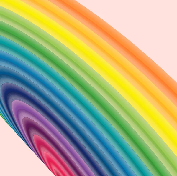 Regenboog splash. vectorillustratie — Stockvector