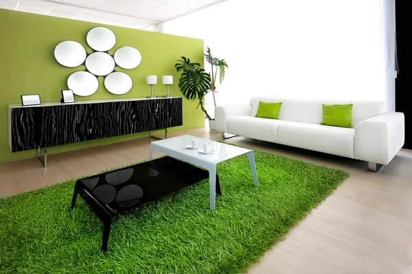 Zielony pokój — Zdjęcie stockowe