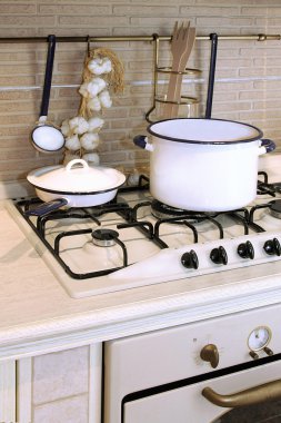 Retro stove clipart