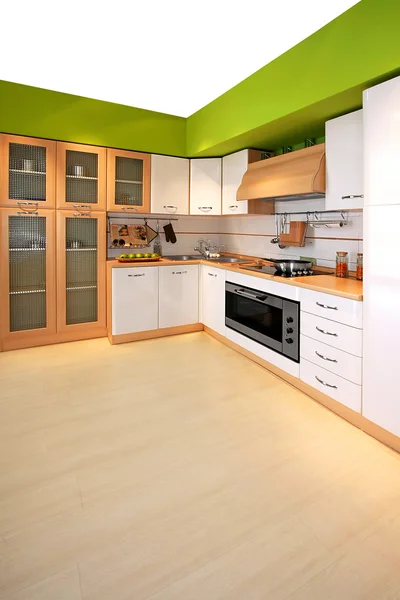Green kitchen 2 — Stock Photo, Image