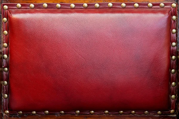 Red leather back — Stock Photo, Image