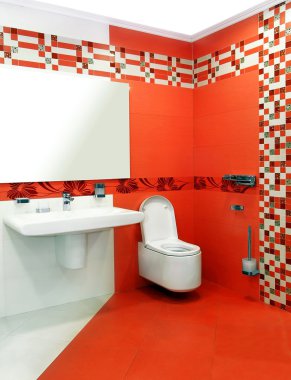 Kırmızı tuvalet