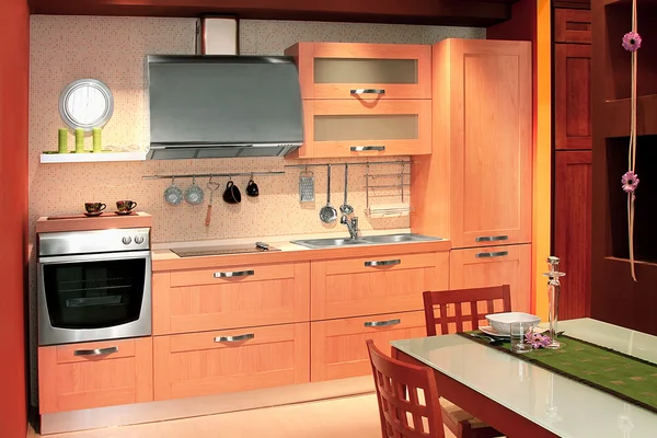 Compacte keuken hoek — Stockfoto