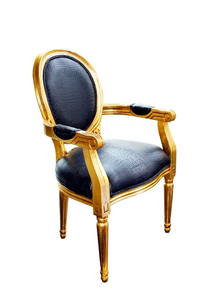 Goldener Stuhl — Stockfoto