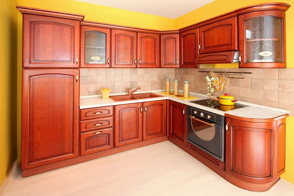 stock image Wooden kitchen